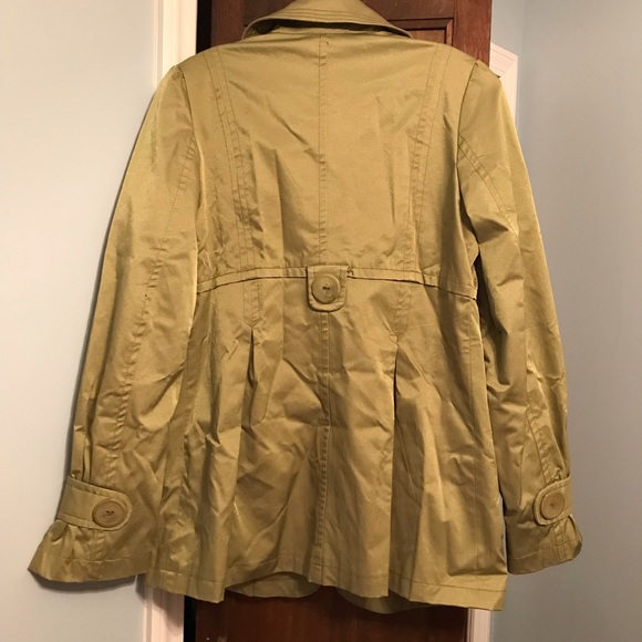 Like-New Forever Green Jacket-L - Picture 2 of 4